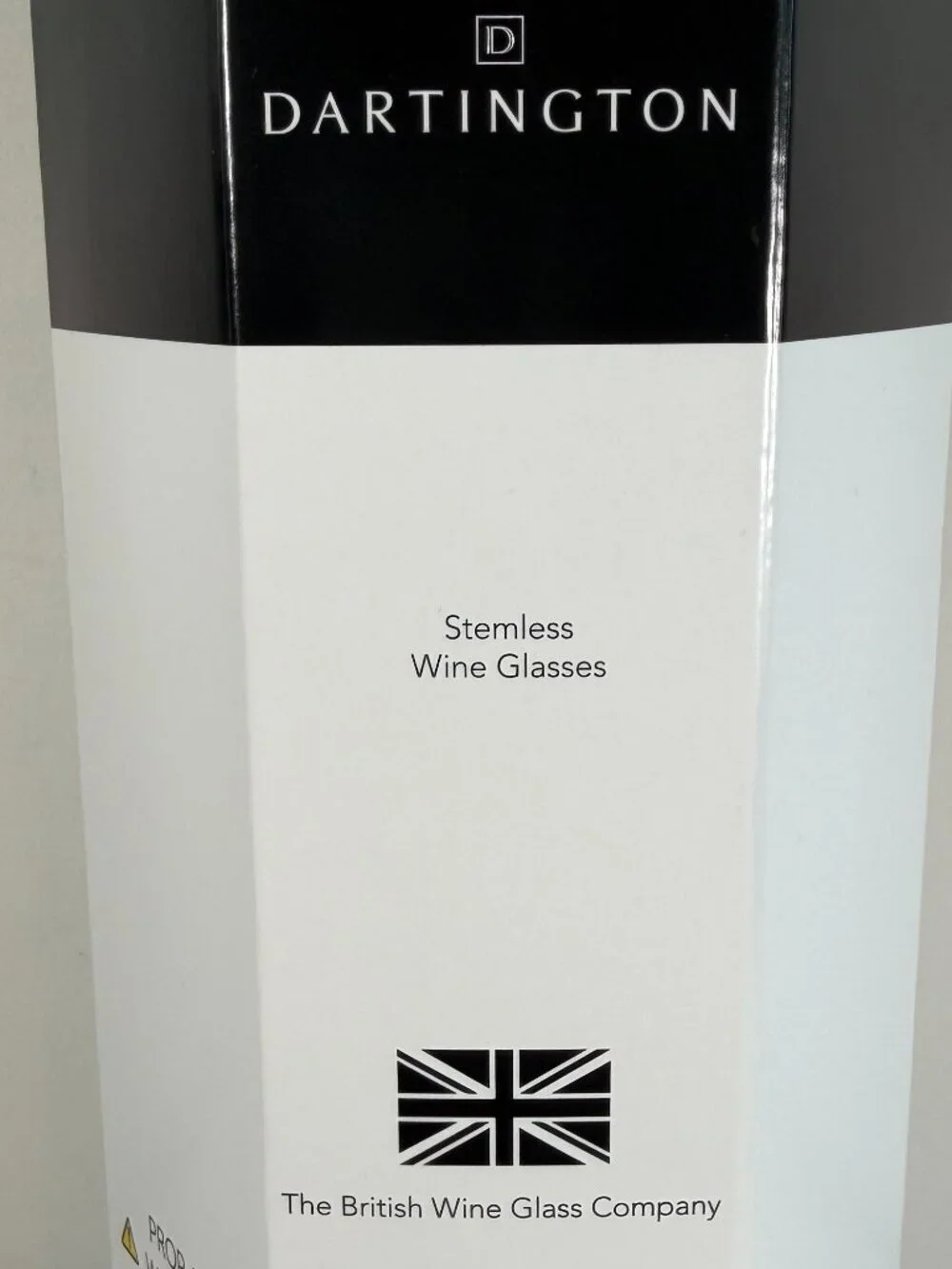 DARTINGTON 2 Stemless Crystal Wine Glasses NEW in Box